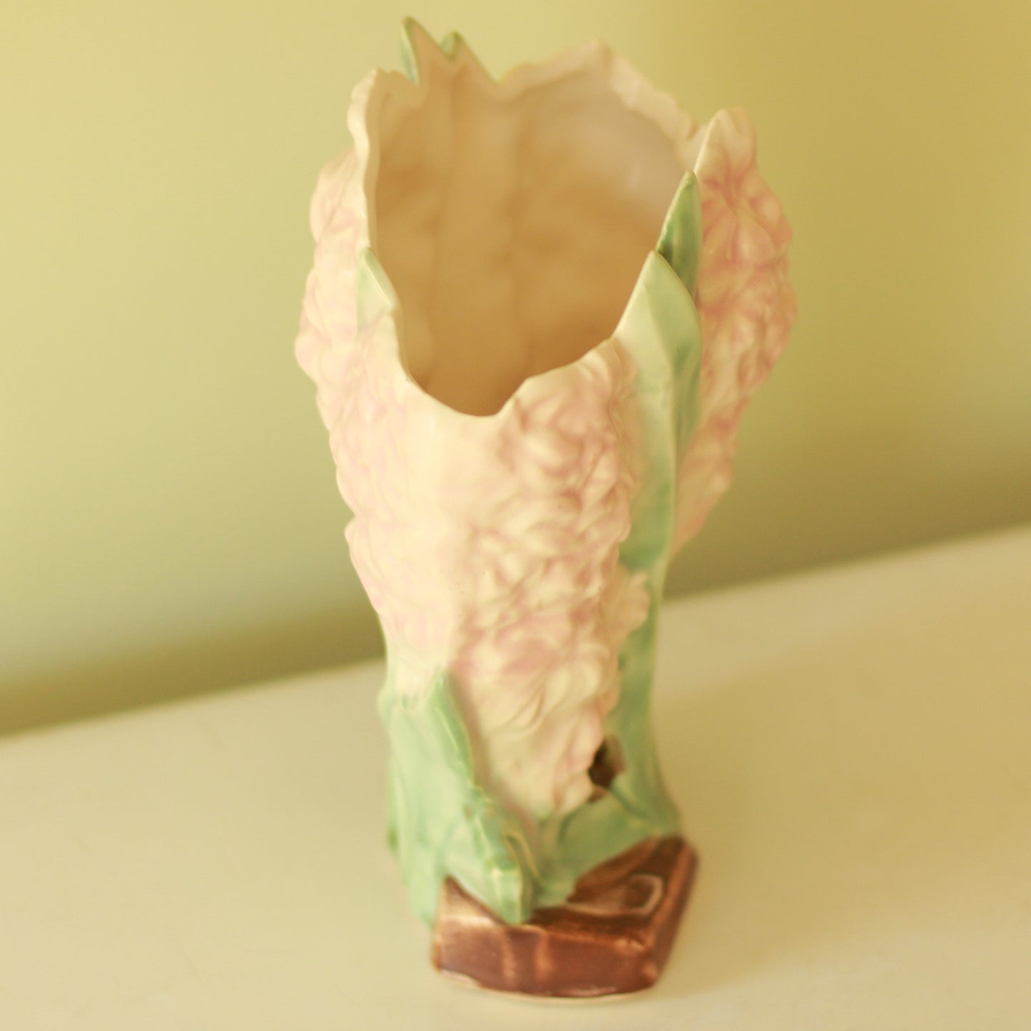Vintage McCoy Pink Hyacinth Vase