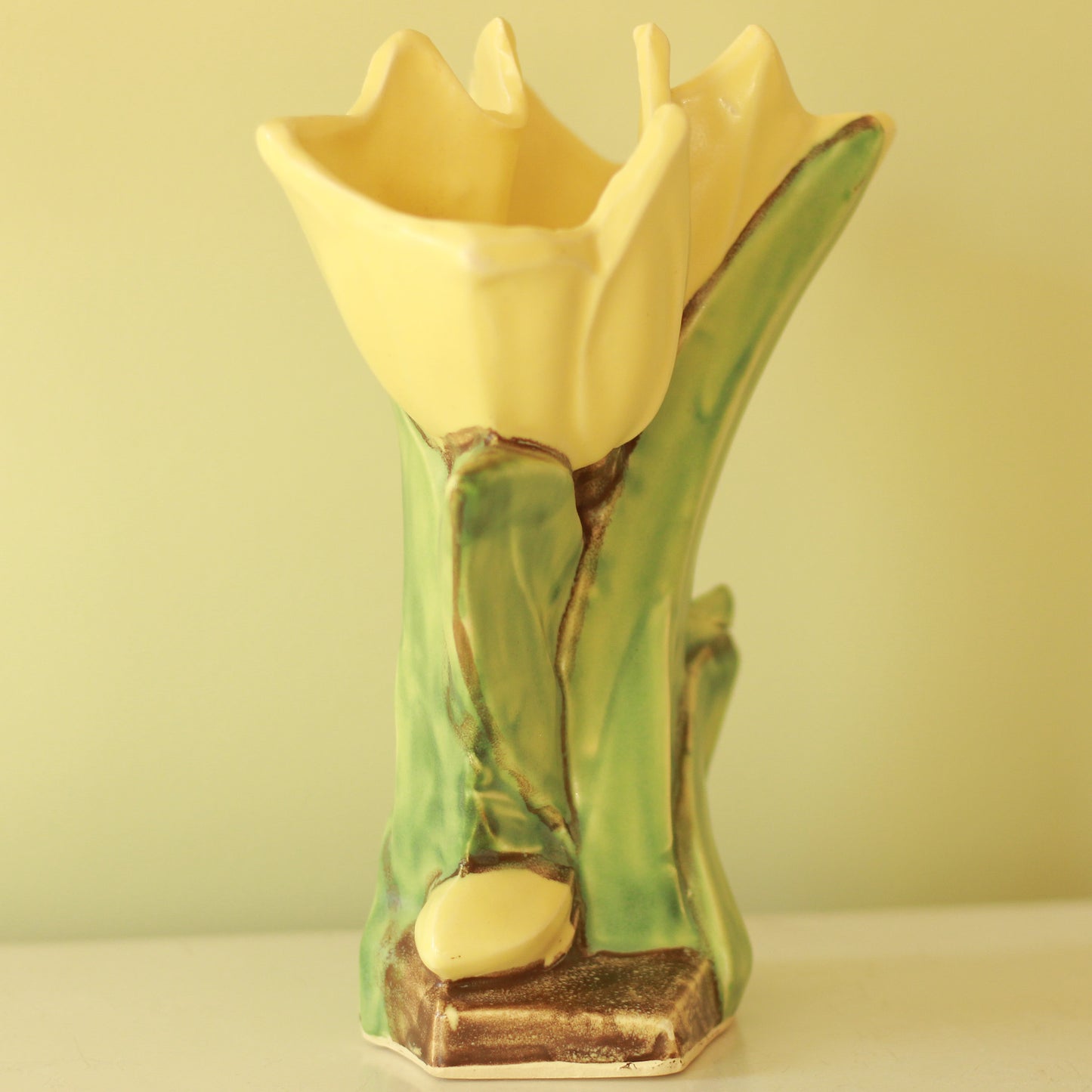 Vintage McCoy Double Tulip Vase