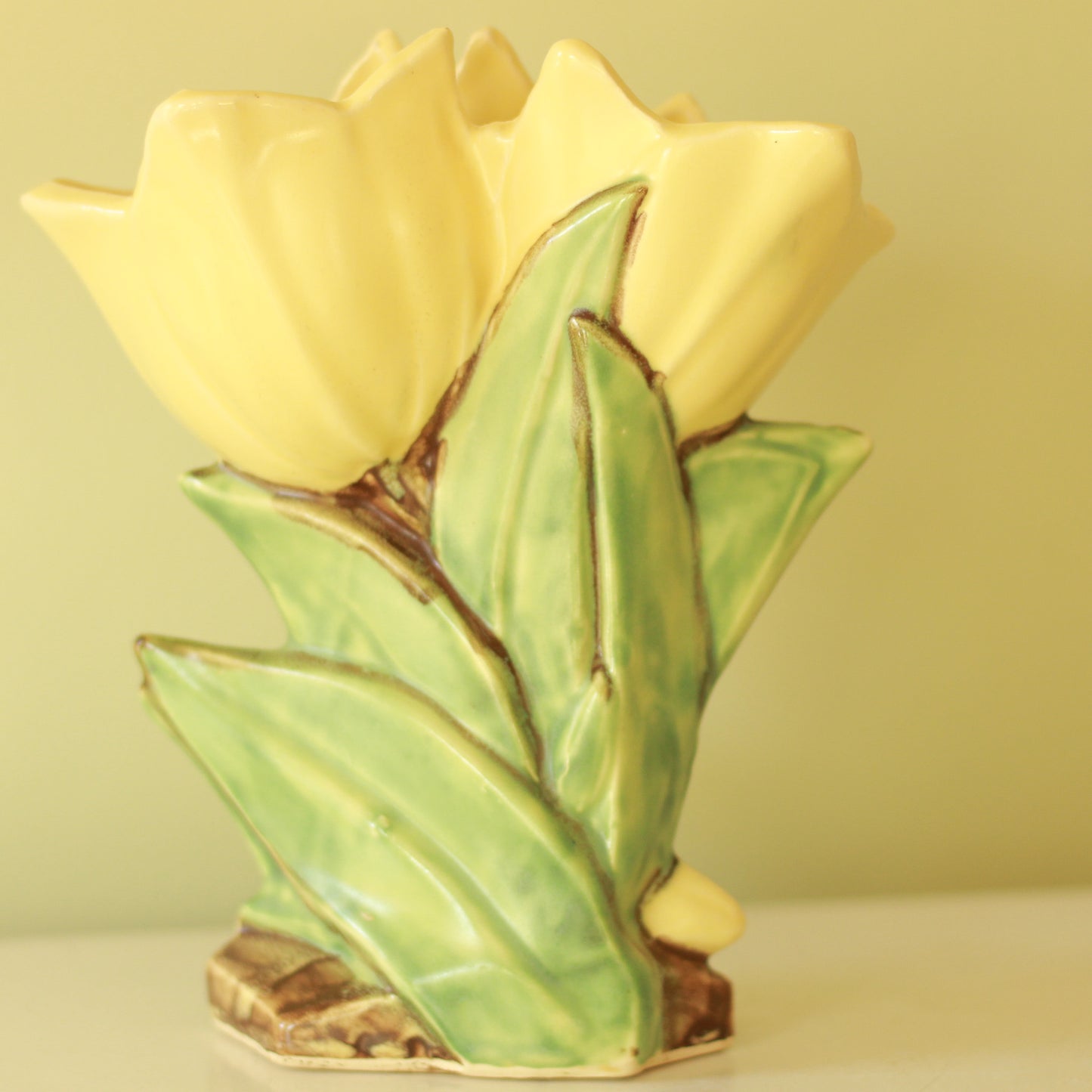 Vintage McCoy Double Tulip Vase