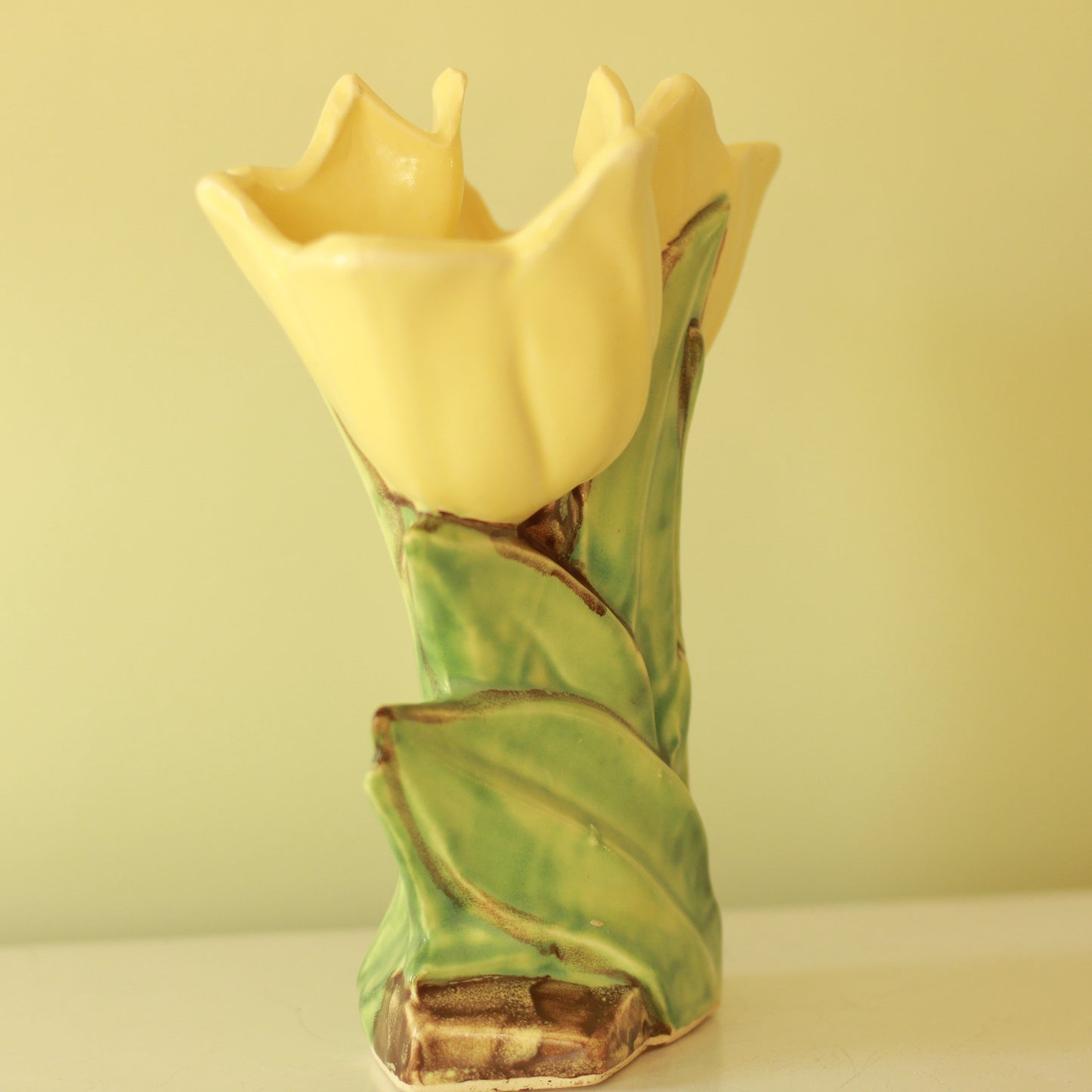 Vintage McCoy Double Tulip Vase