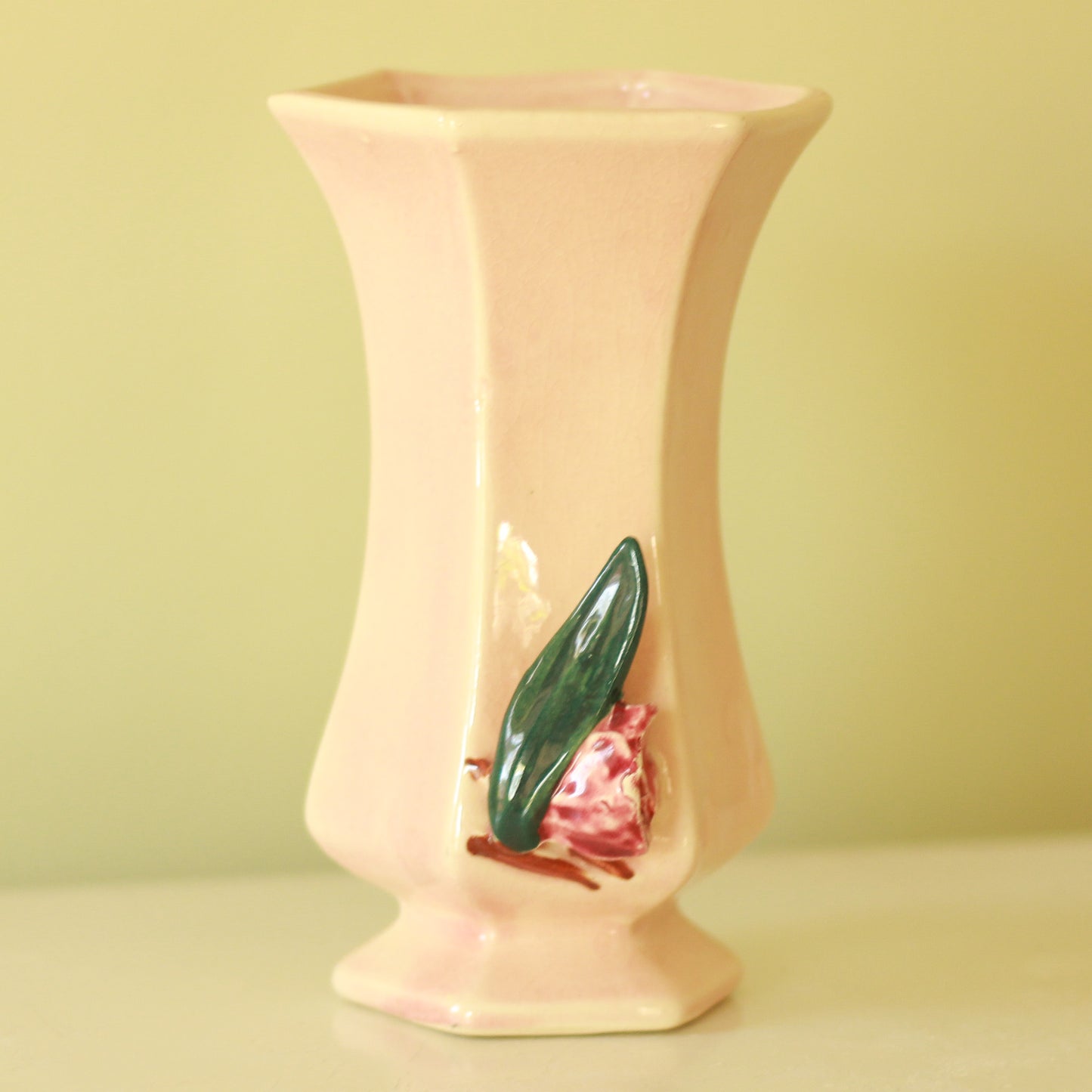 Vintage McCoy Floral Bud Vase