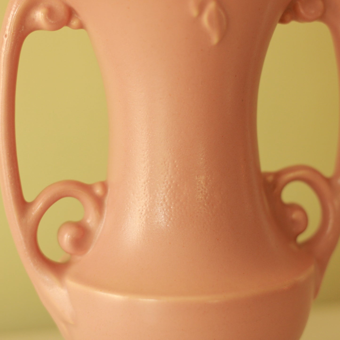 Vintage Abingdon Pink Double Handled Vase
