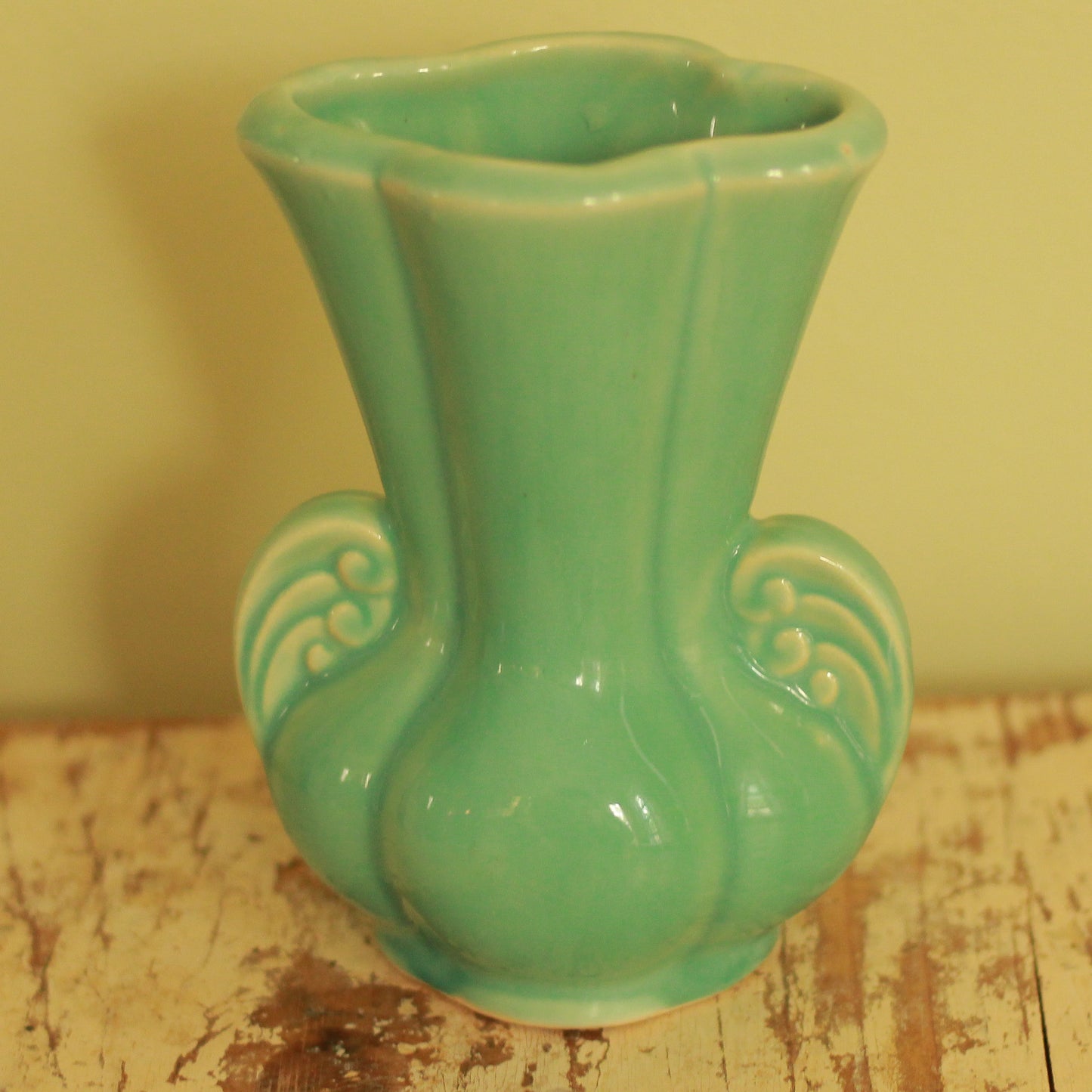 Vintage USA Mint Green Petite Vase