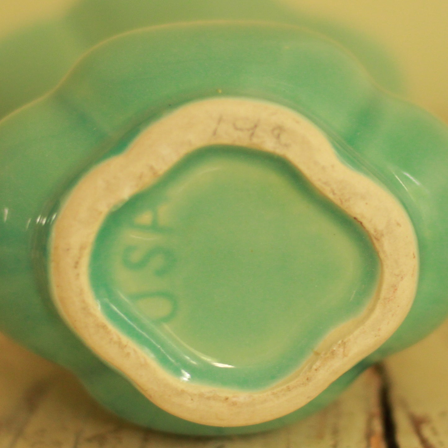 Vintage USA Mint Green Petite Vase