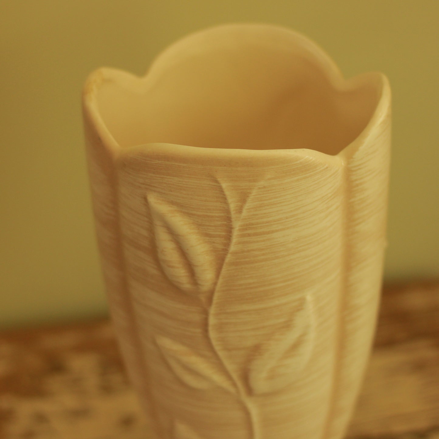 Vintage Ivory Haeger Vase