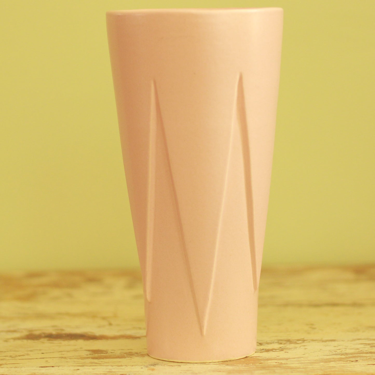 Vintage Red Wing MCM Pink Vase