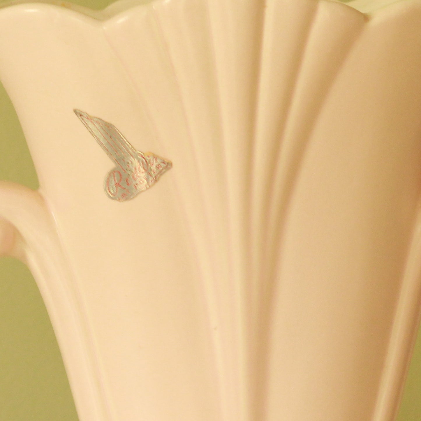 Vintage Red Wing Pink Vase