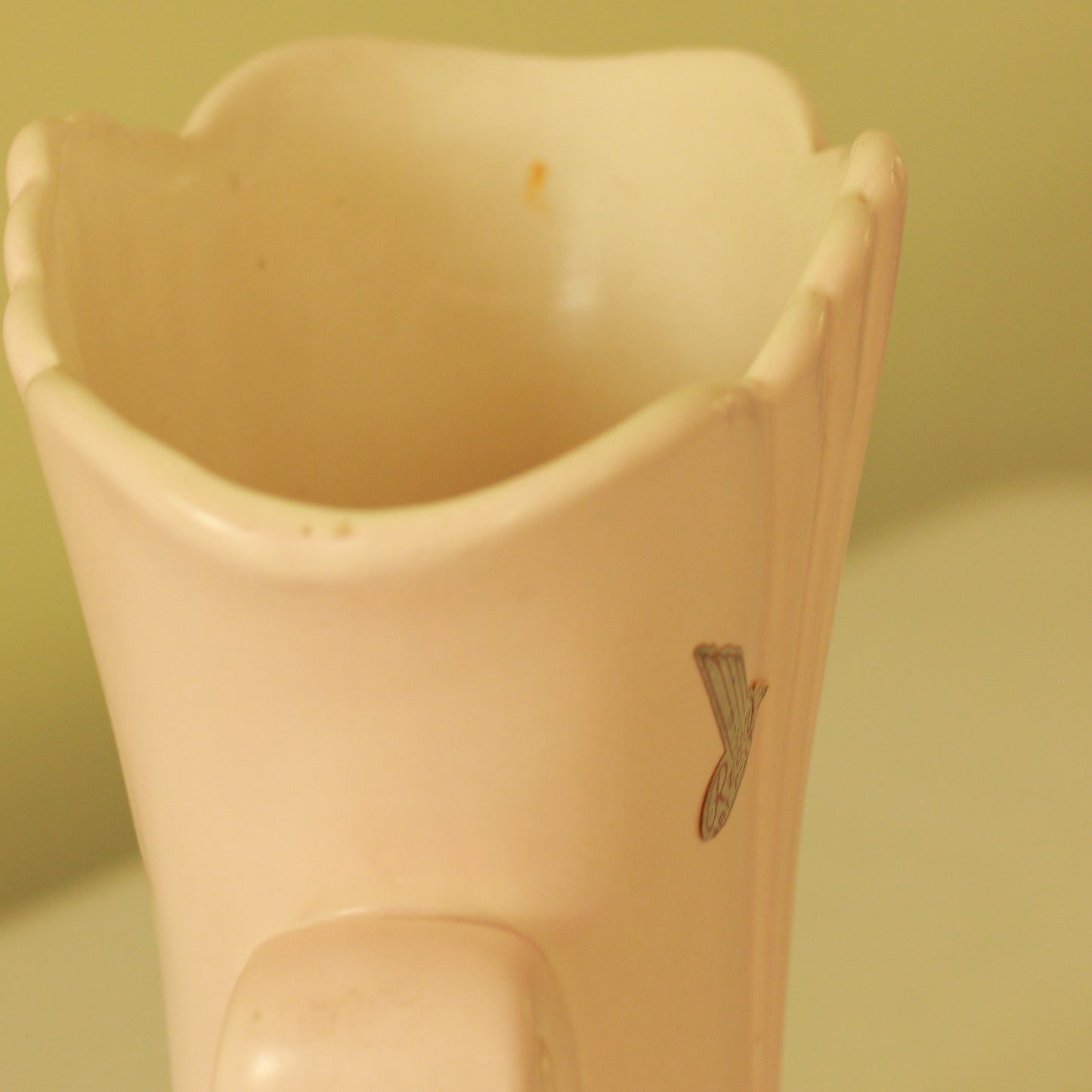 Vintage Red Wing Pink Vase