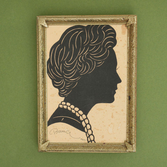 Vintage Silhouette of Bernice