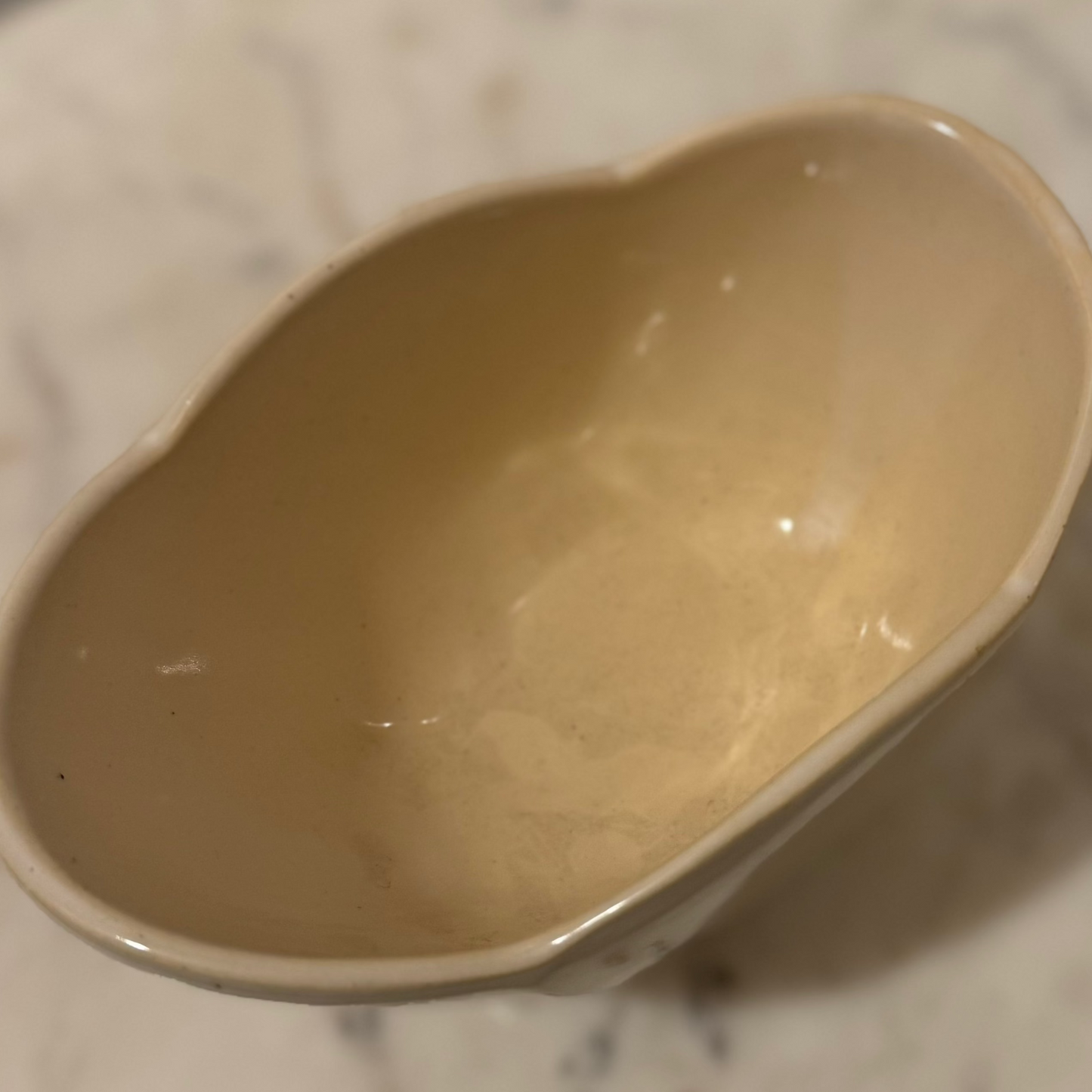 Vintage McCoy Scalloped Edge Planter