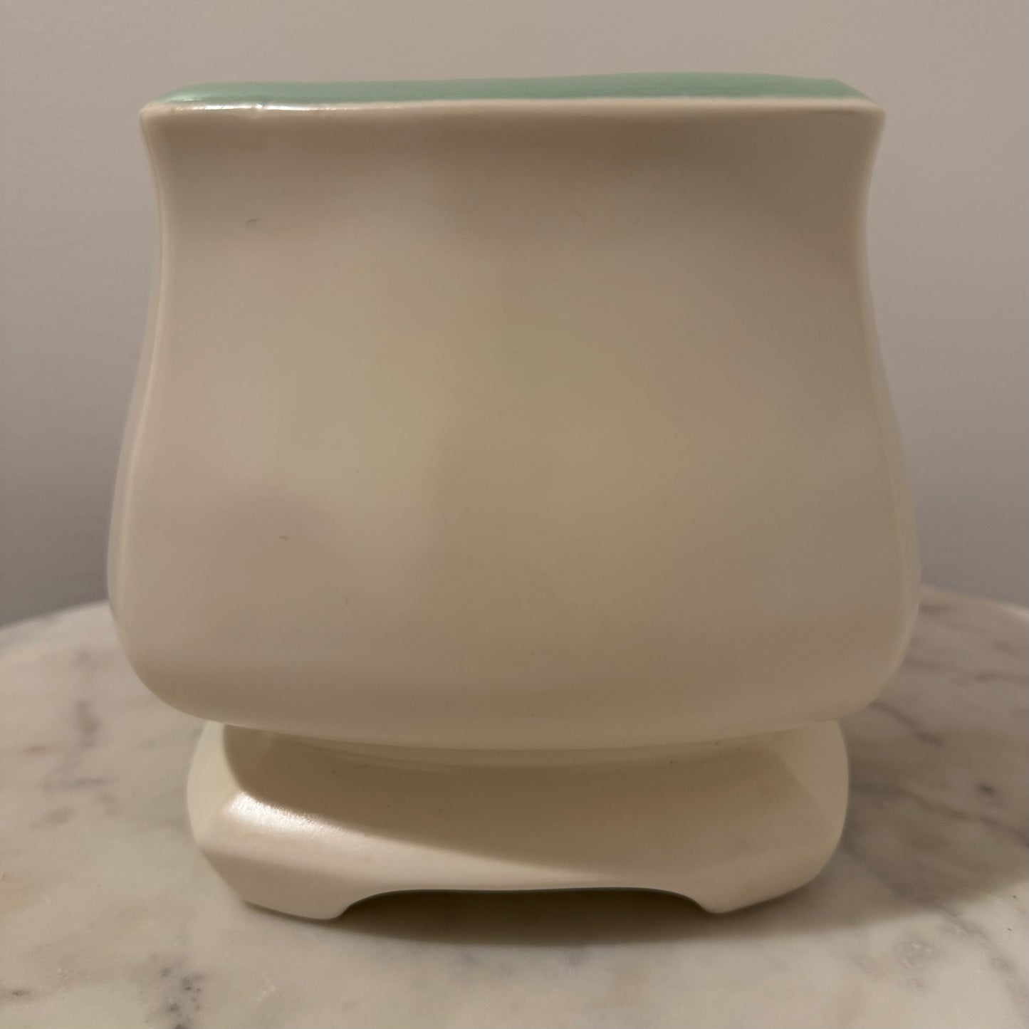 Vintage Red Wing Square Planter