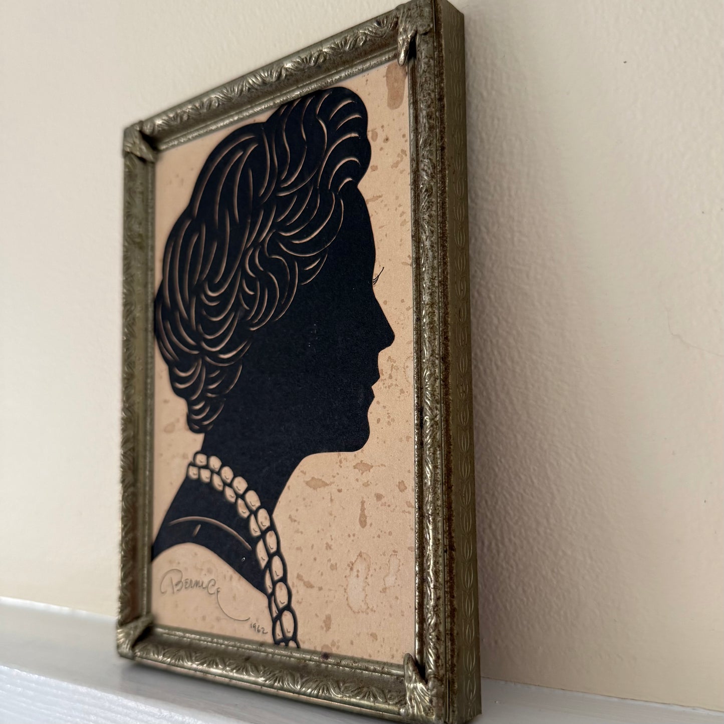 Vintage Silhouette of Bernice