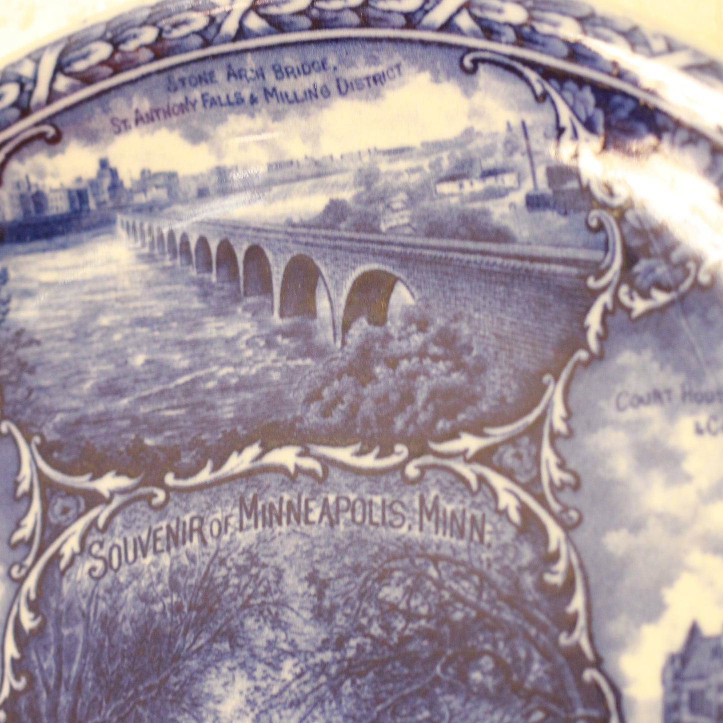 Vintage Rowland & Marsellus Co Souvenir Plate of Minneapolis