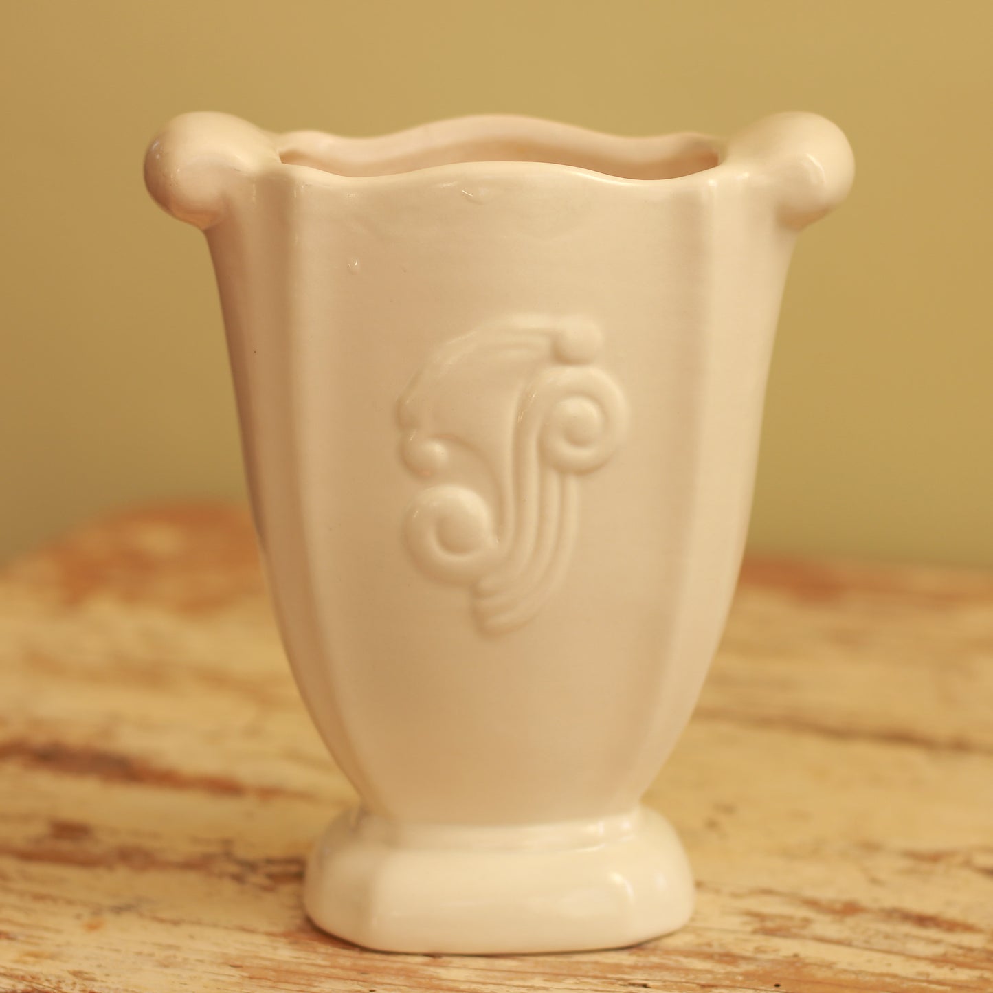 Vintage Red Wing Art Deco Vase