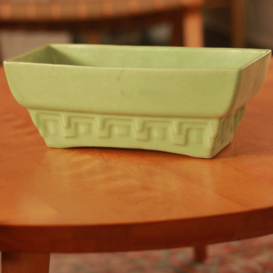 Haeger Art Deco Green Planter