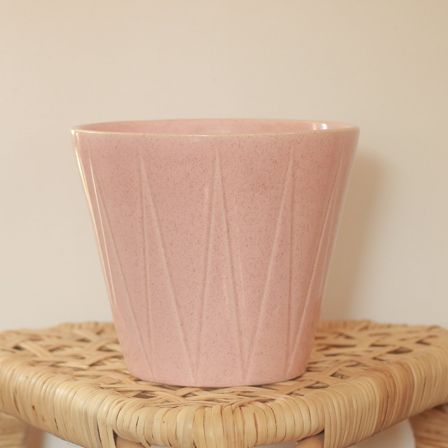 MCM Pink Speckled Planter