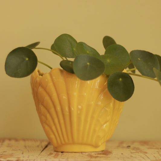 Vintage Abingdon Yellow Planter