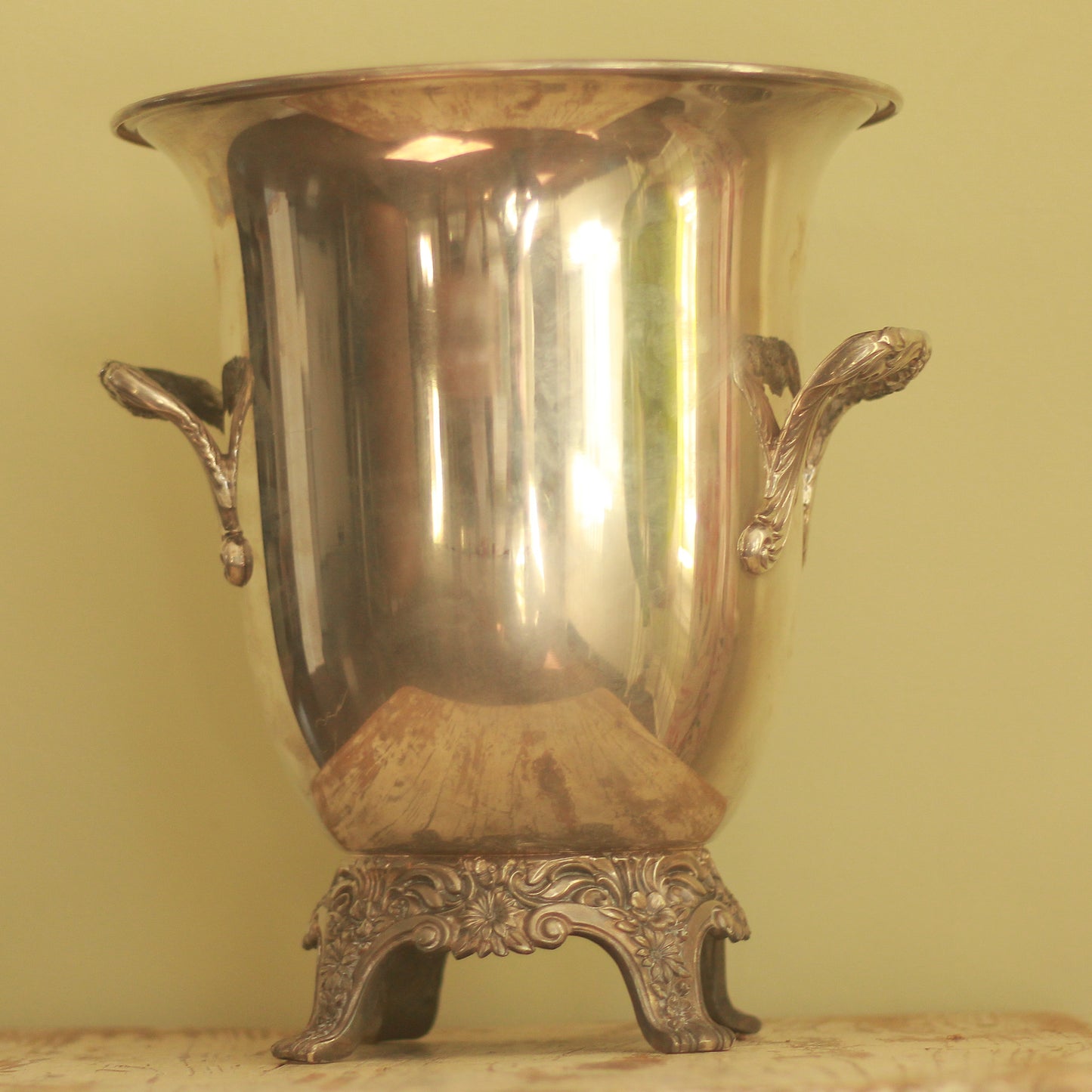 Vintage Silver Plated Champagne Ice Bucket