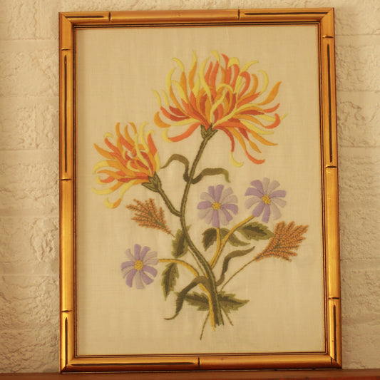 Needlework Art Framed