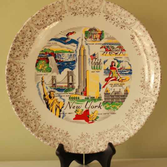 Vintage New York Souvenir Plate