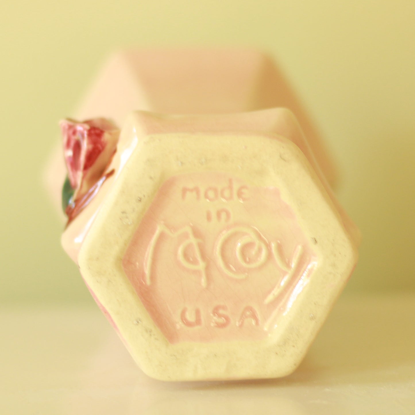 Vintage McCoy Floral Bud Vase