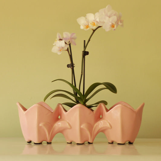 vintage tulip planter