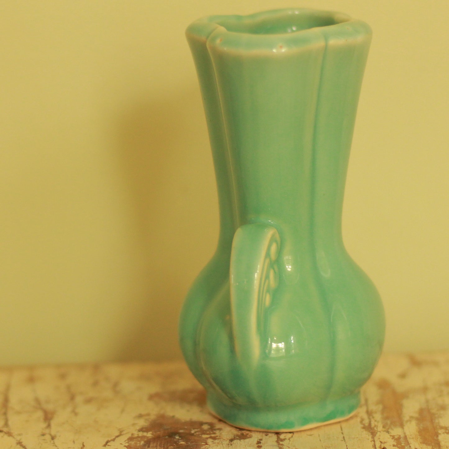 Vintage USA Mint Green Petite Vase